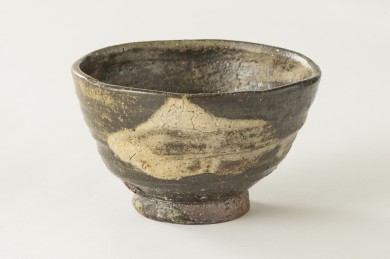 刷毛目茶碗　天の富士